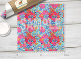 Lilly Inspired BREEZY BABE Summer Pattern Adhesive Vinyl L074